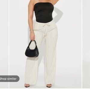 “Baby I’m yours” wide leg pant